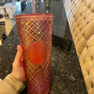 Pink 2022 Valentine’s Day Starbucks cup